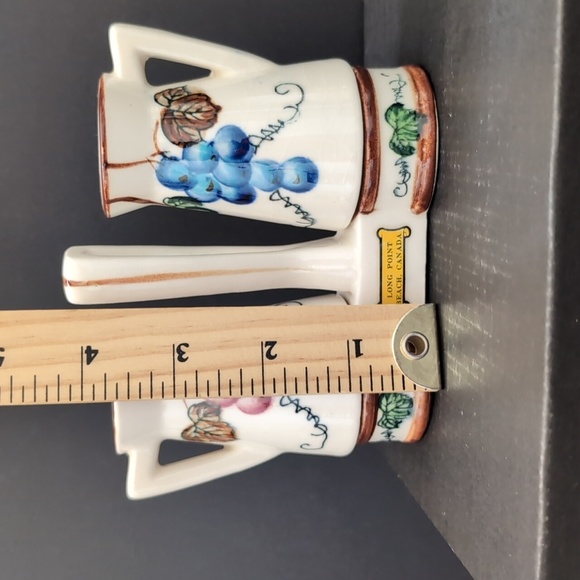 VGT,Japan Ceramic Around The Orchard Salt & Pepper Shaker Cruet Set. - Picture 10 of 11